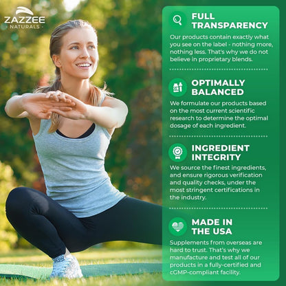 Zazzee Milk Thistle Liver Support Detox Formula Capsules