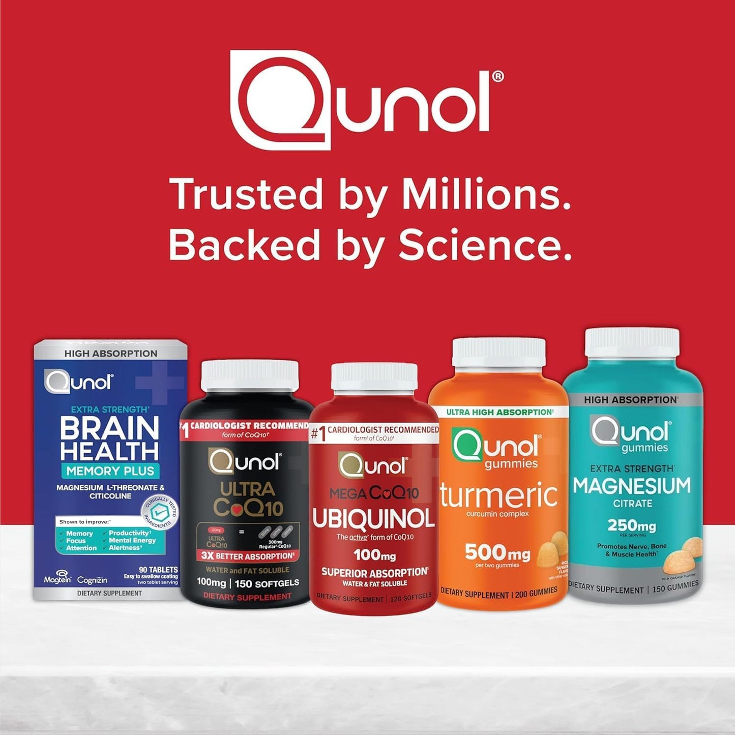 Qunol Ultra CoQ10 100mg Softgels Antioxidant Supplement