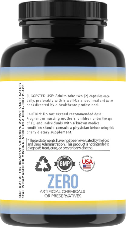 Angry Supplements Stress Less Day-Time Mood Support Capsules 60 Count
