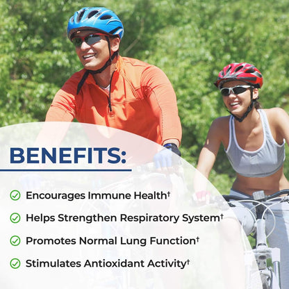 BioSchwartz Lung Detox Respiratory Immune Support Formula Capsules