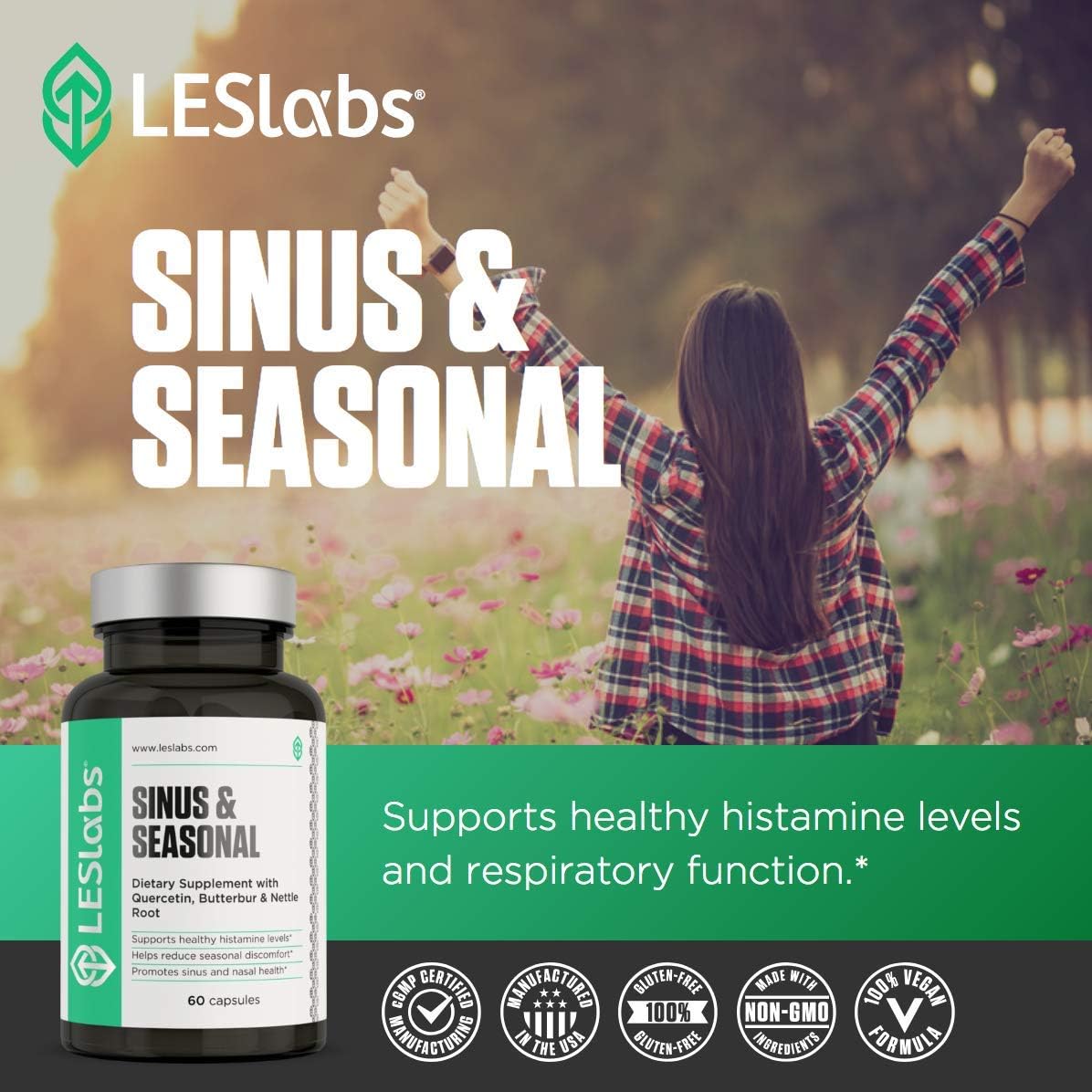 LES Labs Sinus & Seasonal Respiratory Support Capsules