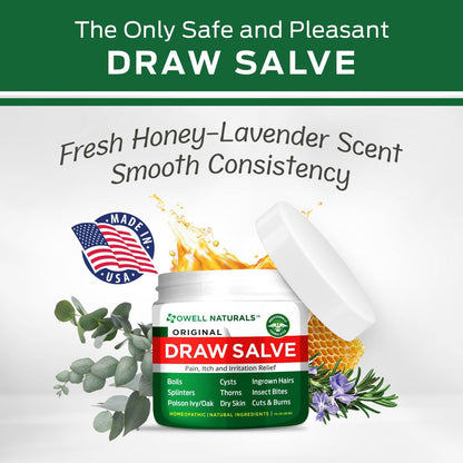 Owell Naturals Drawing Salve Relief Ointment