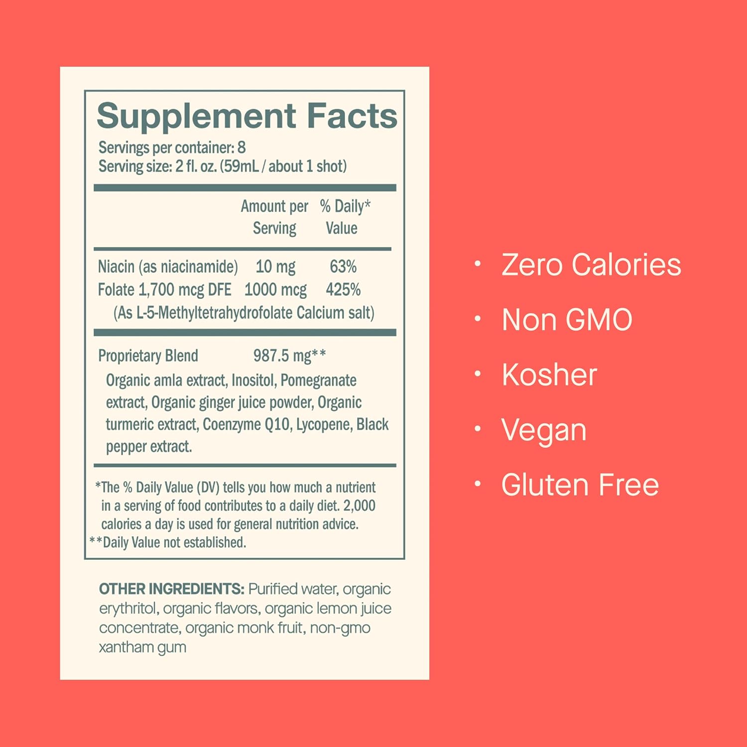 DOSE Cholesterol Cardiovascular Support Liquid Supplement 16oz Bottle