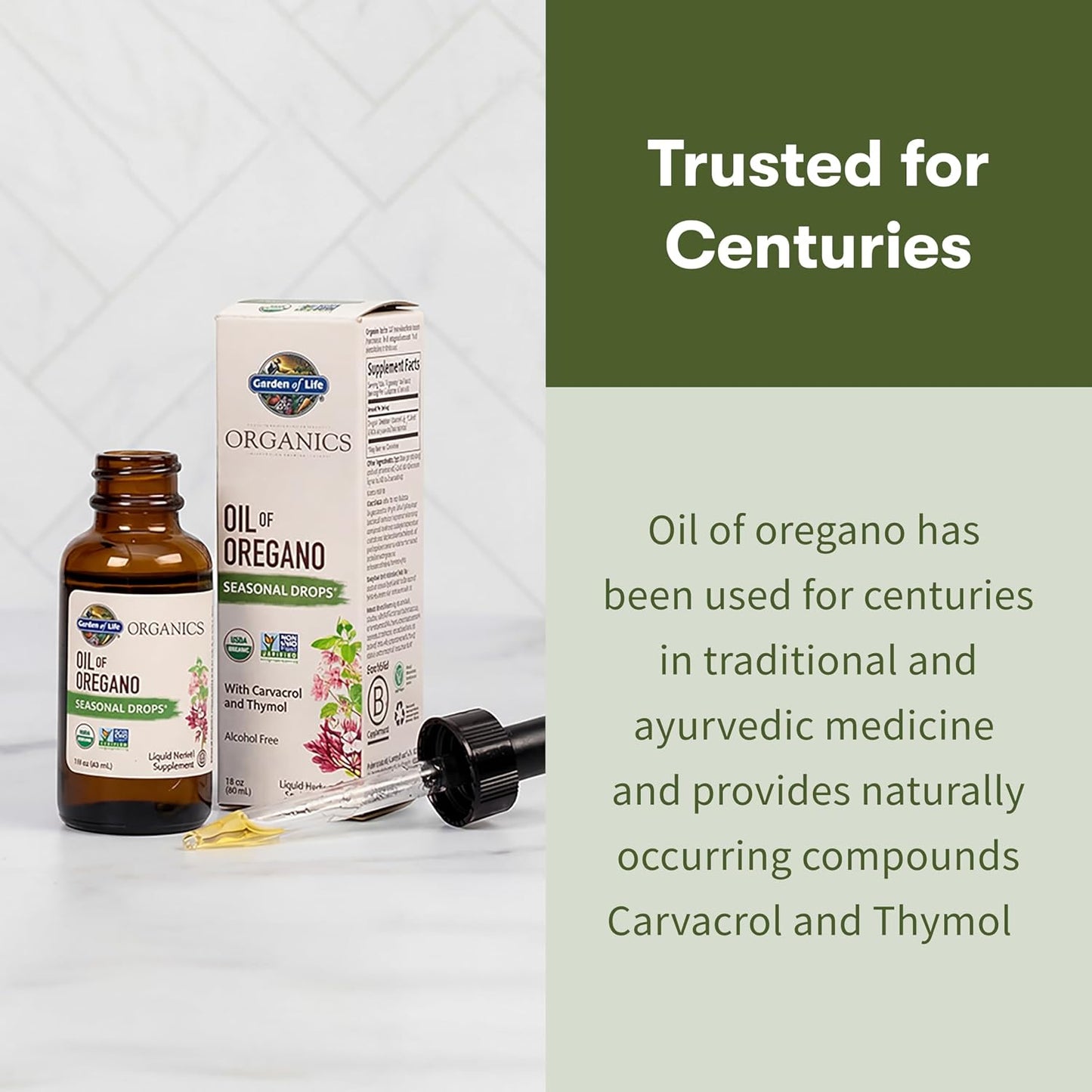 Garden of Life Organics Oil of Oregano Seasonal Immune Support Liquid
