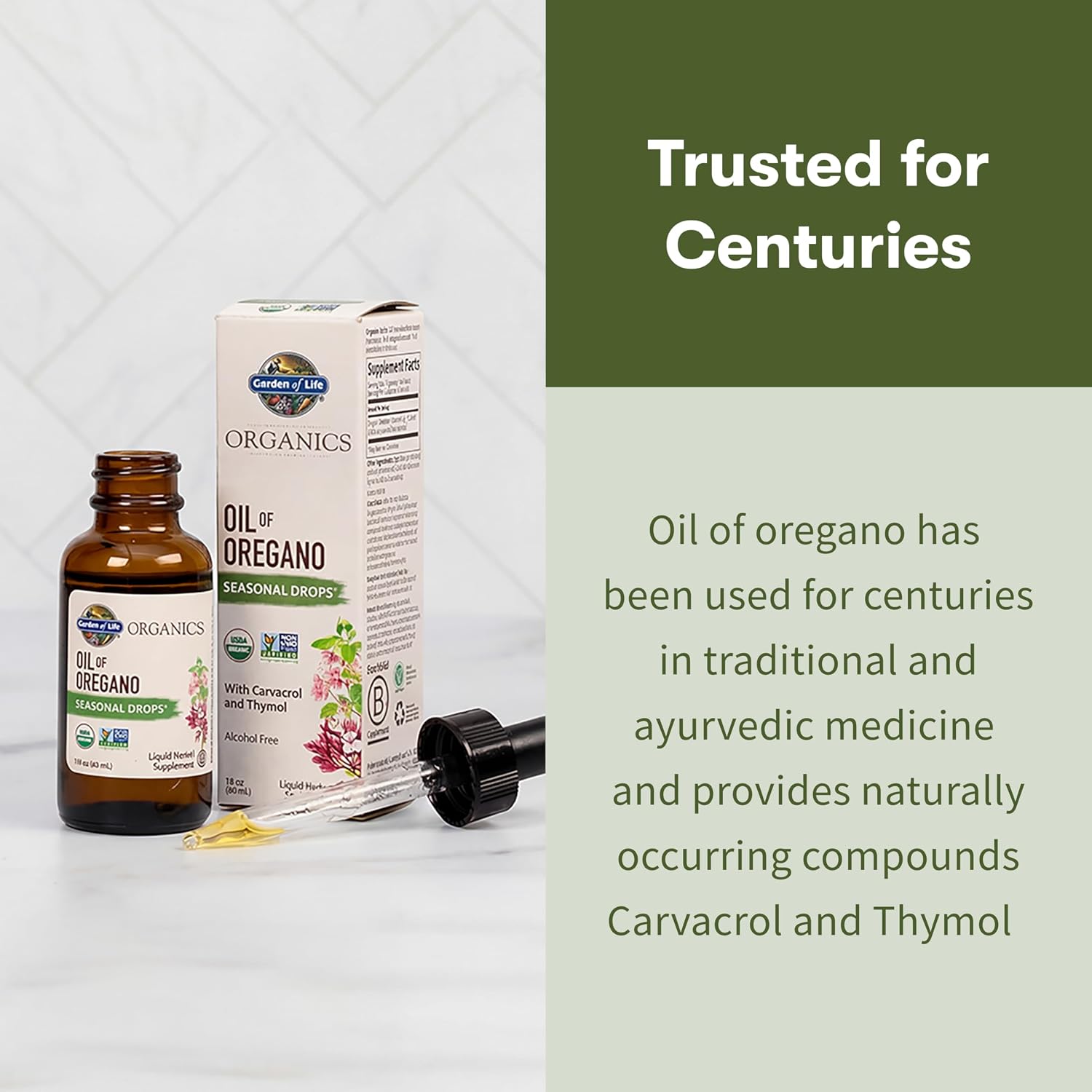 Garden of Life Organics Oil of Oregano Seasonal Immune Support Liquid