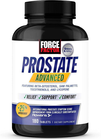 Force Factor Prostate Advanced Men's Supplement 180 Count