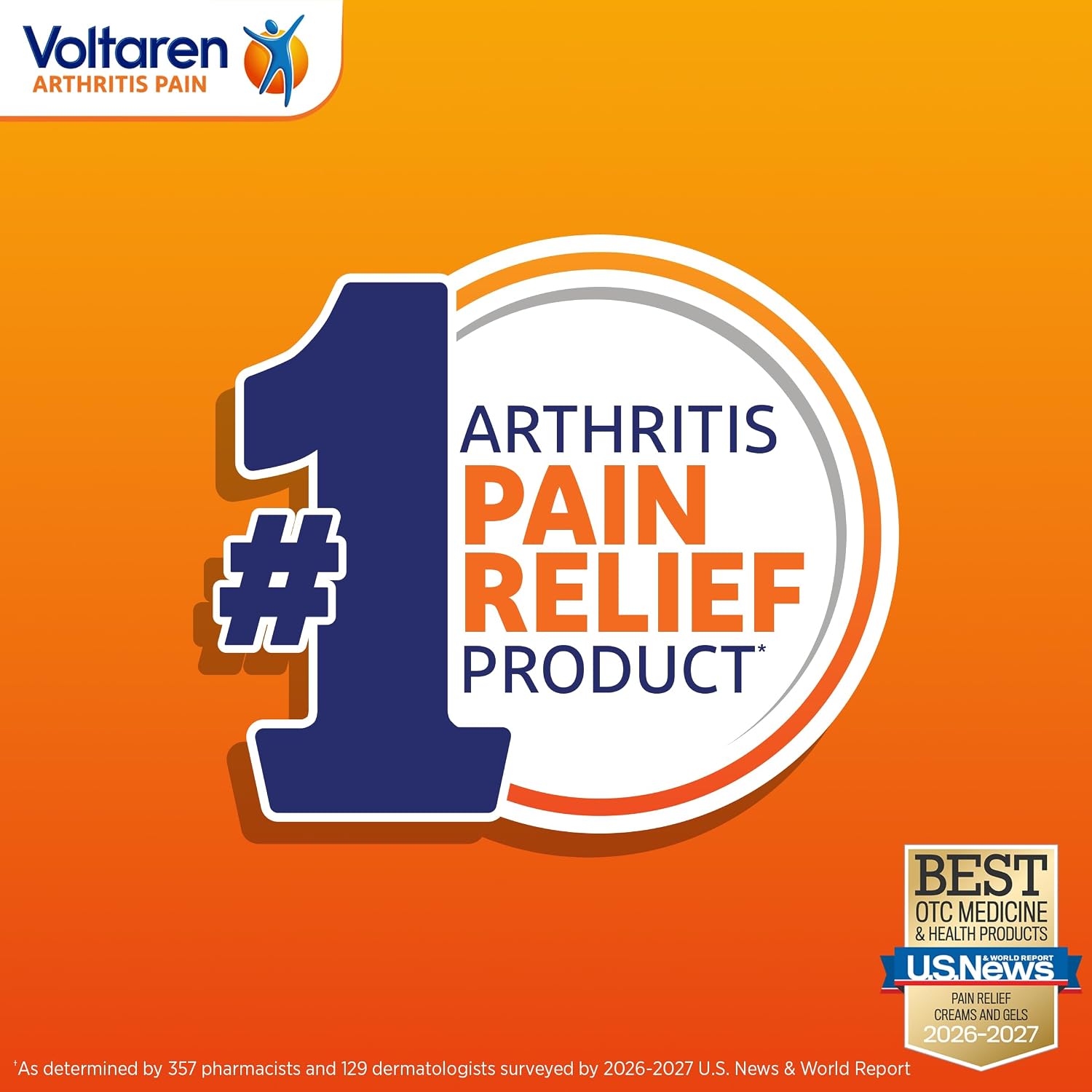 Voltaren Arthritis Pain Gel Diclofenac Topical Relief 3.5 oz 2 Pack