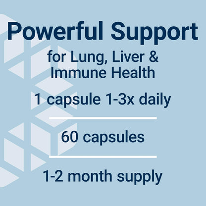 Life Extension NAC Immune Respiratory Liver Support Formula Capsules