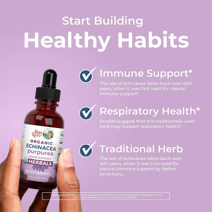 MARYRUTH'S Organic Echinacea Purpurea Immune Support Liquid Drops