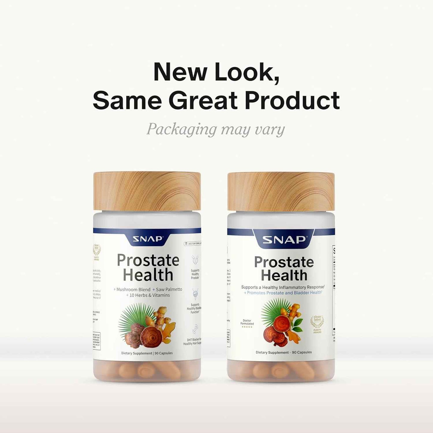 Snap Supplements Prostate Health Supplement for Men 90 Capsules