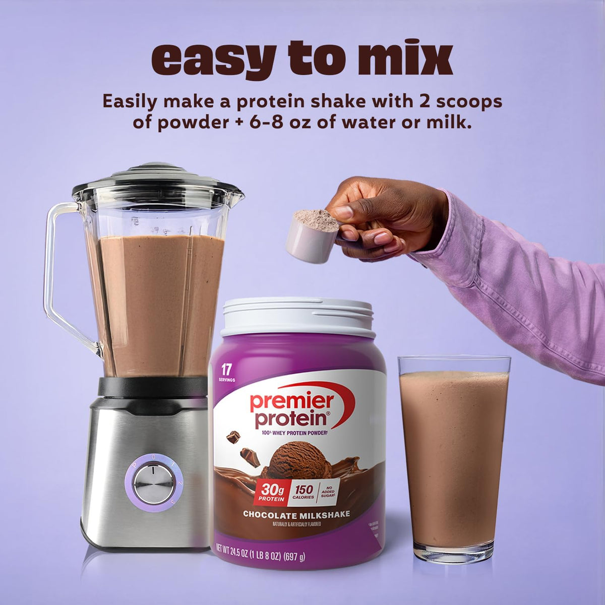 Premier Protein 100% Whey Protein Powder 17 Servings