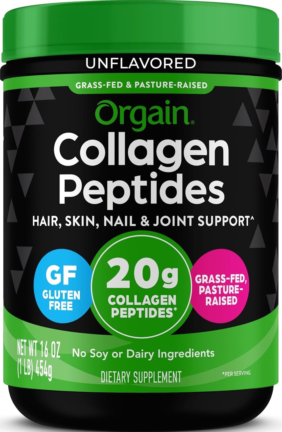 Orgain Hydrolyzed Collagen Peptides Dietary Supplement Powder