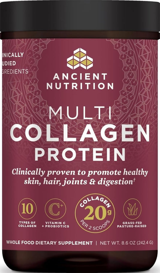 Ancient Nutrition Multi Collagen Peptides Powder Unflavored 45 Servings