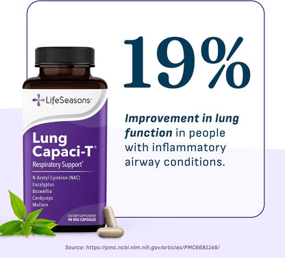 LifeSeasons Lung Capaci-T Respiratory Support Formula Capsules