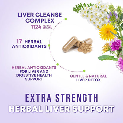 Health Nutrition Naturals Milk Thistle Liver Detox Support Capsules