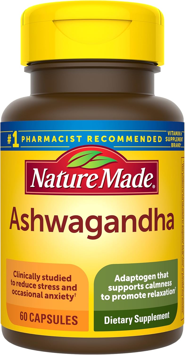 Nature Made Sensoril Ashwagandha Stress Mood Support Capsules