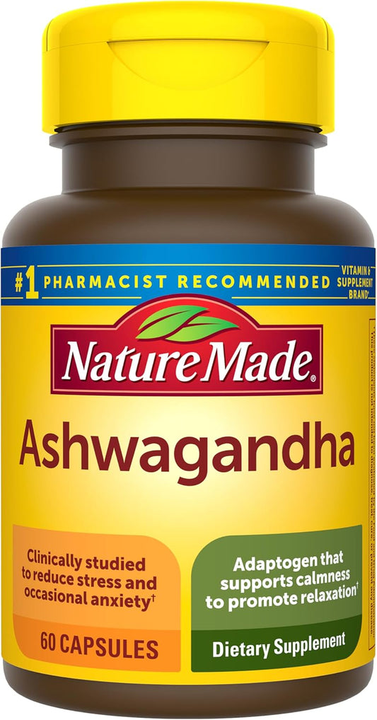 Nature Made Sensoril Ashwagandha Stress Mood Support Capsules