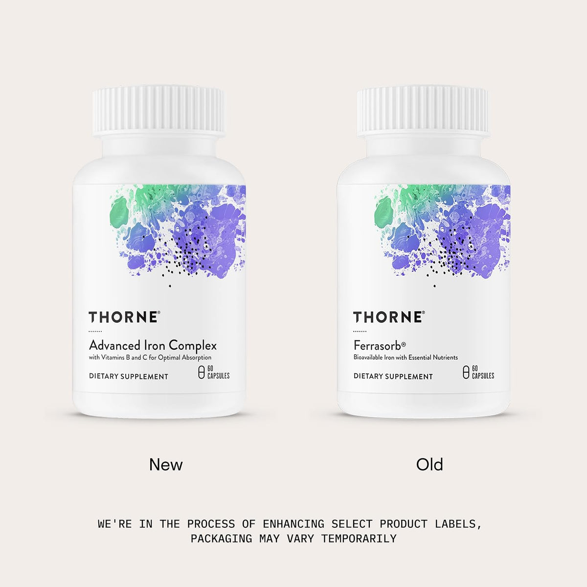 THORNE Advanced Iron Complex Dietary Supplement Capsules
