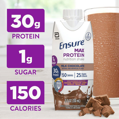 Ensure Max Protein High Protein Nutrition Shakes 12 Pack