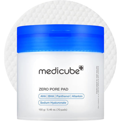 Medicube Zero Pore Pad 2.0 Dual-Textured Facial Toner Pads 70 Count