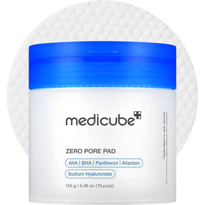 Medicube Zero Pore Pad 2.0 Dual-Textured Facial Toner Pads 70 Count