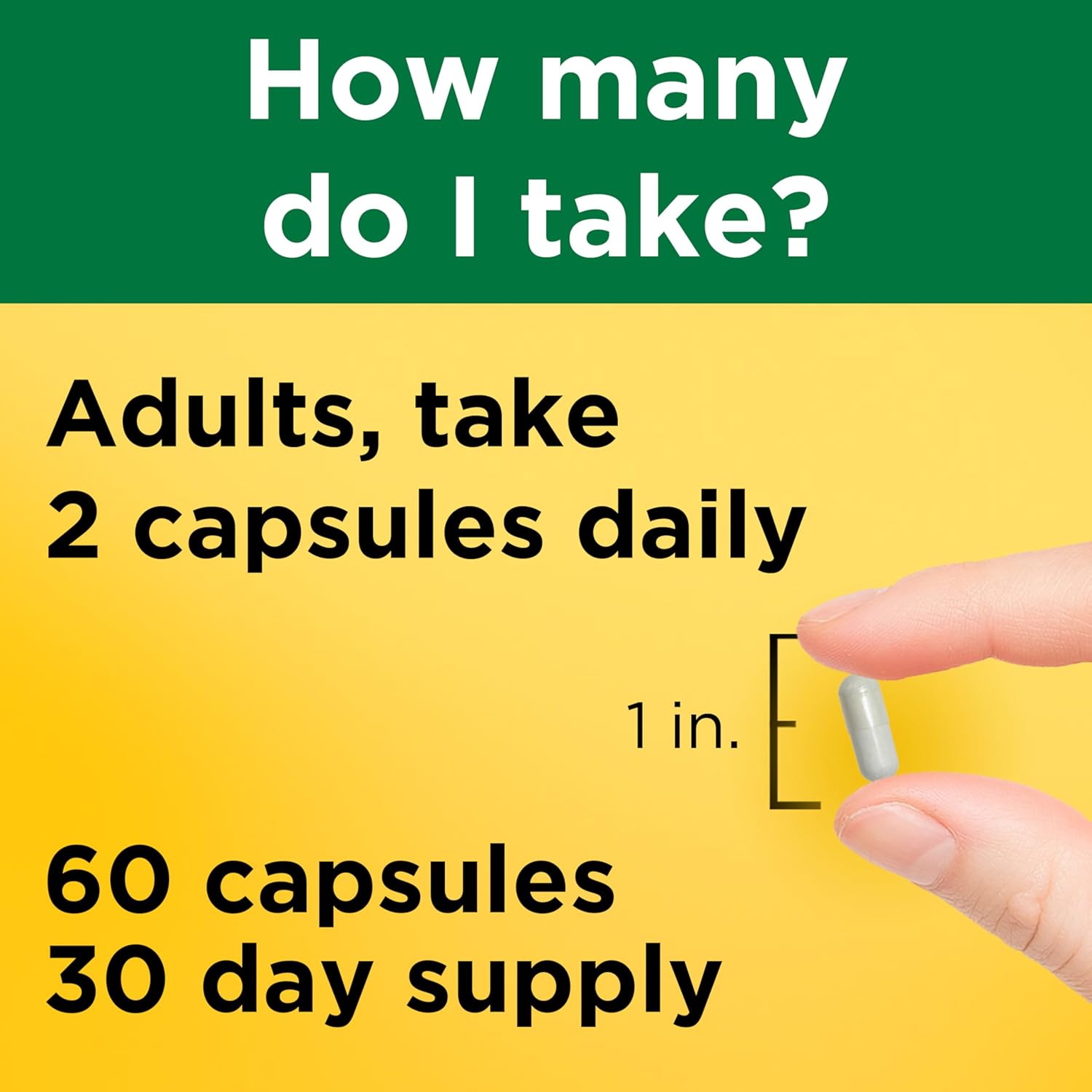 Nature Made Magnesium Glycinate 200 mg High Absorption Supplement 60 Capsules