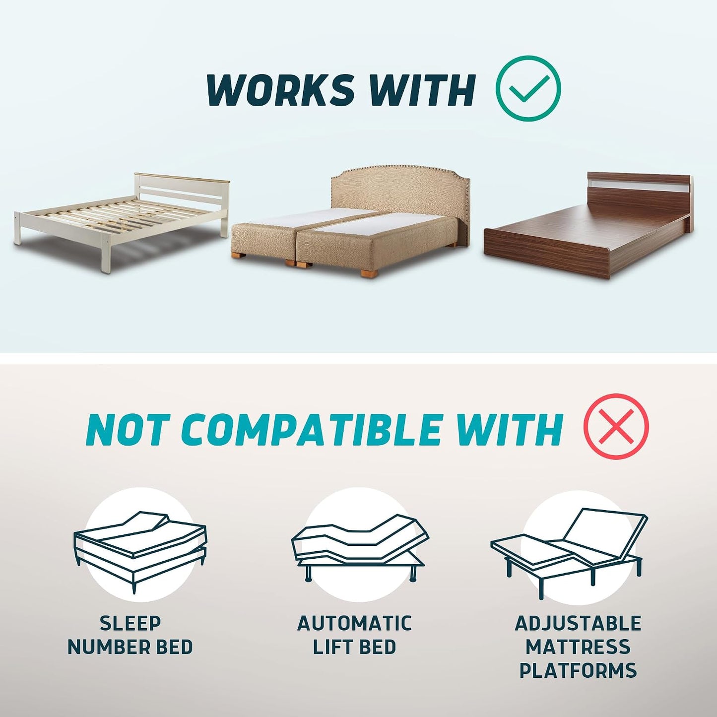 Lunderg Bed Assist Rail for Seniors Motion Light Non-Slip Grab Bar Easy Install Elderly Safety Support