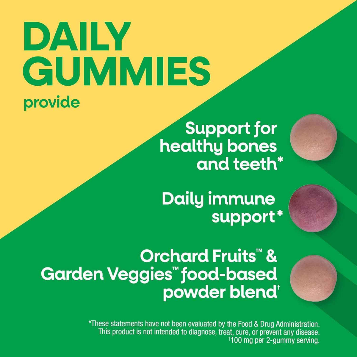 Nature's Way Alive! Calcium Gummies with Vitamin D3 Strawberry 60 Count