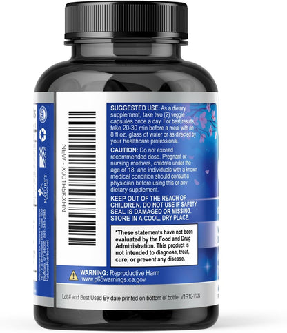 Nature's Nutrition Ashwagandha GABA Stress Mood Support Capsules