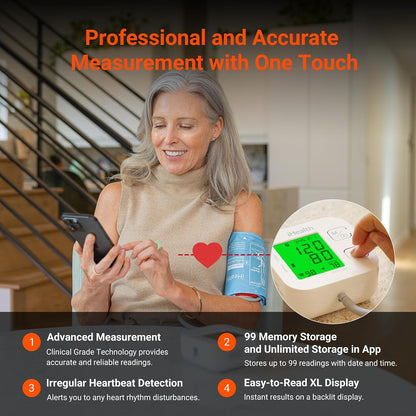 iHealth Track Smart Upper Arm Blood Pressure Monitor