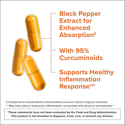Qunol Turmeric Curcumin with Black Pepper & Ginger 2400mg 105ct