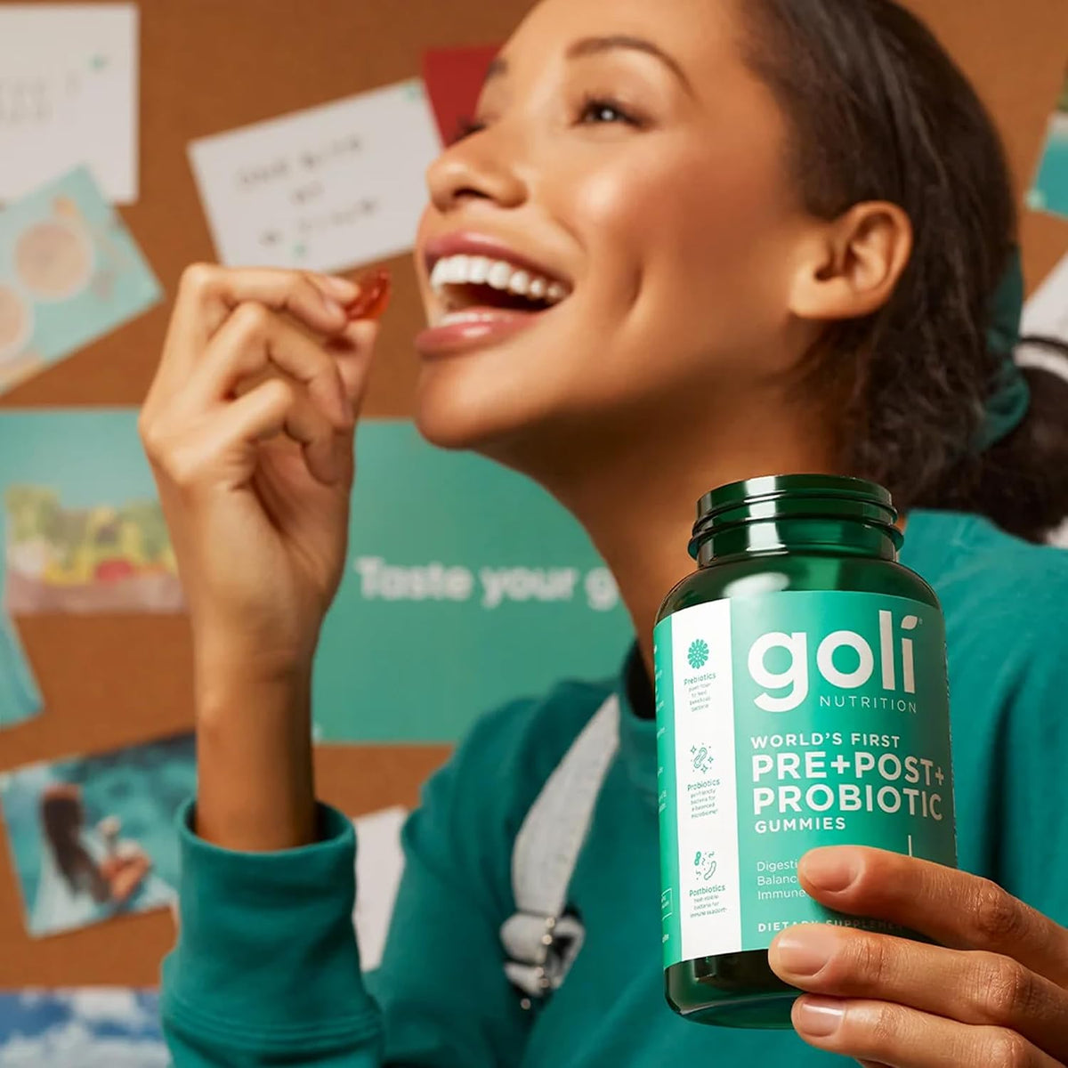 Goli Pre Pro Postbiotic Dietary Supplement Gummies