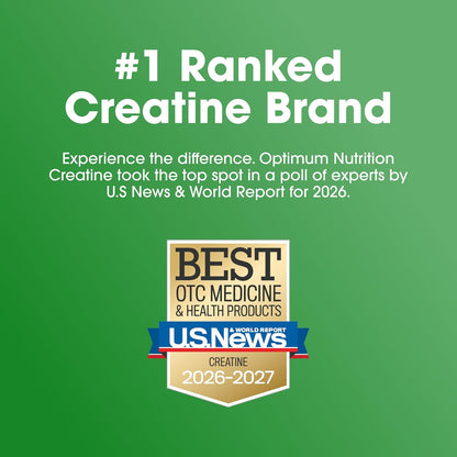 Optimum Nutrition Micronized Creatine Monohydrate Dietary Supplement Powder