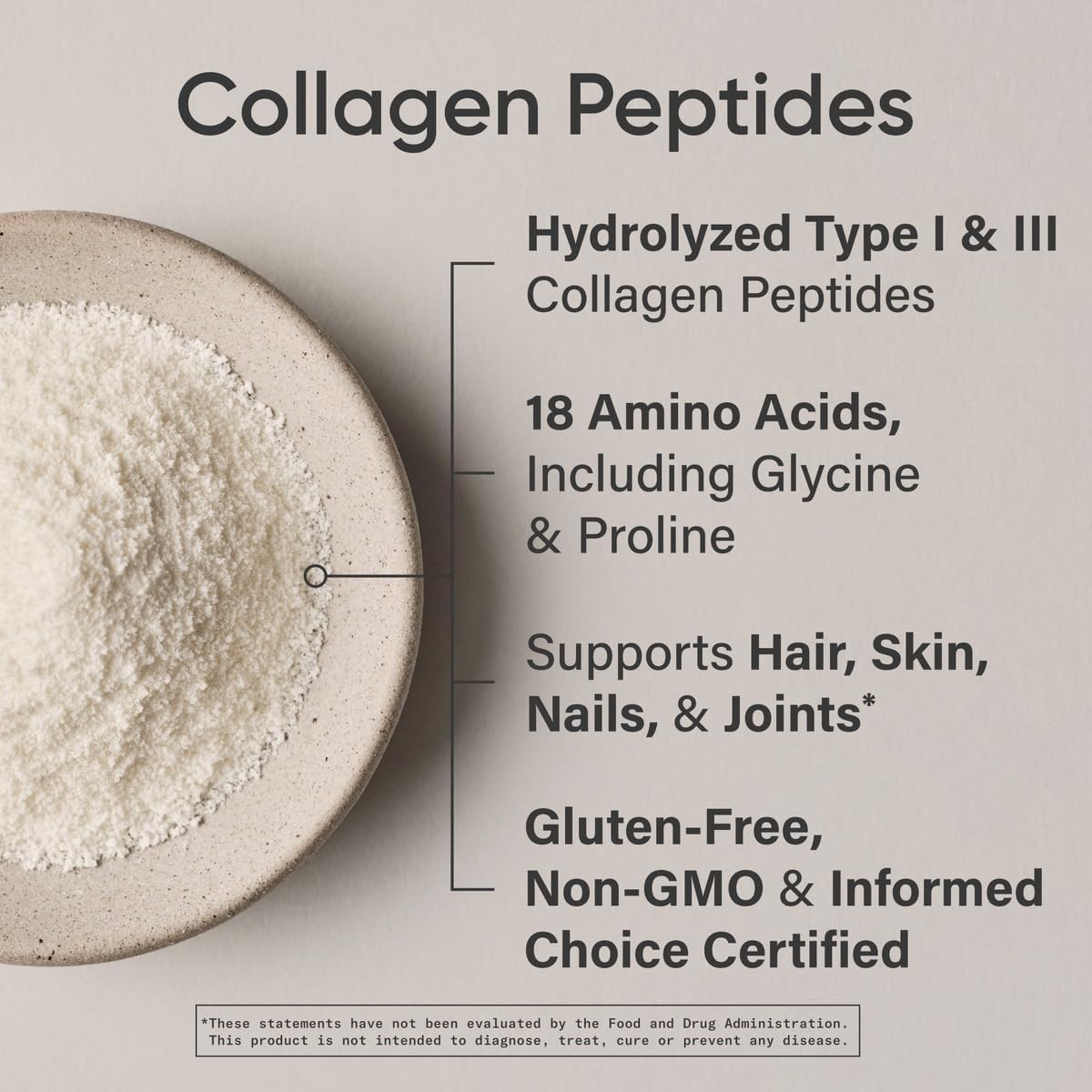 Sports Research Collagen Peptides Dietary Supplement Powder