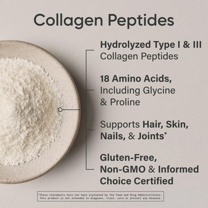 Sports Research Collagen Peptides Dietary Supplement Powder