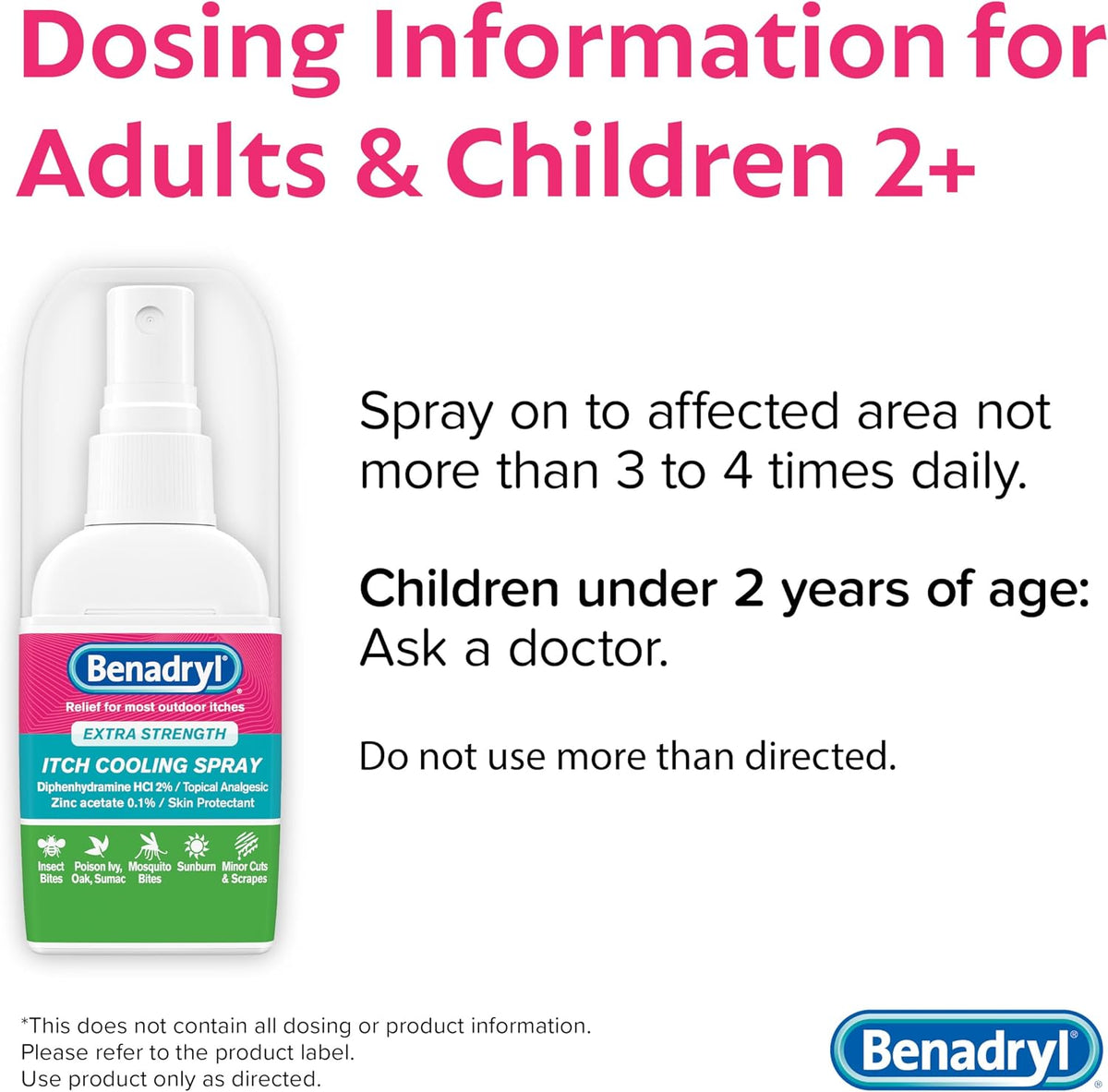 Benadryl Extra Strength Itch Cooling Topical Analgesic Spray