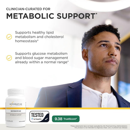 Integrative Therapeutics Berberine HCL Supplement for Metabolic Support