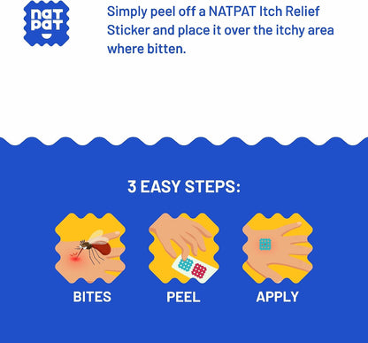 NATPAT Magic Patch Itch Relief Stickers 32 Count