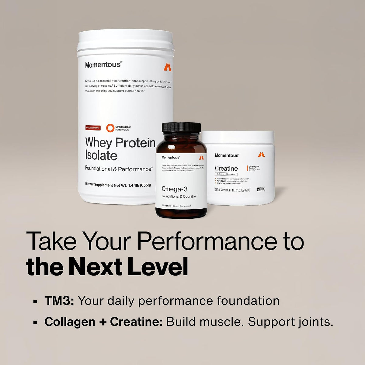 Momentous Creatine Monohydrate Powder