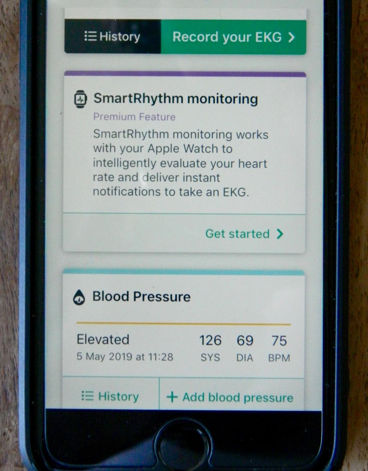 KardiaMobile 1-Lead EKG Monitor Medical-Grade FDA-Cleared Personal Heart Monitor Detects AFib & Arrhythmias 30 Second Results Works with Most Smartphones