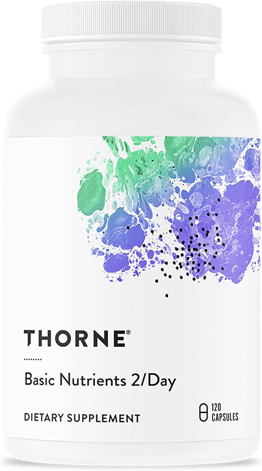 THORNE Basic Nutrients 2/Day Multivitamin Dietary Supplement Capsules
