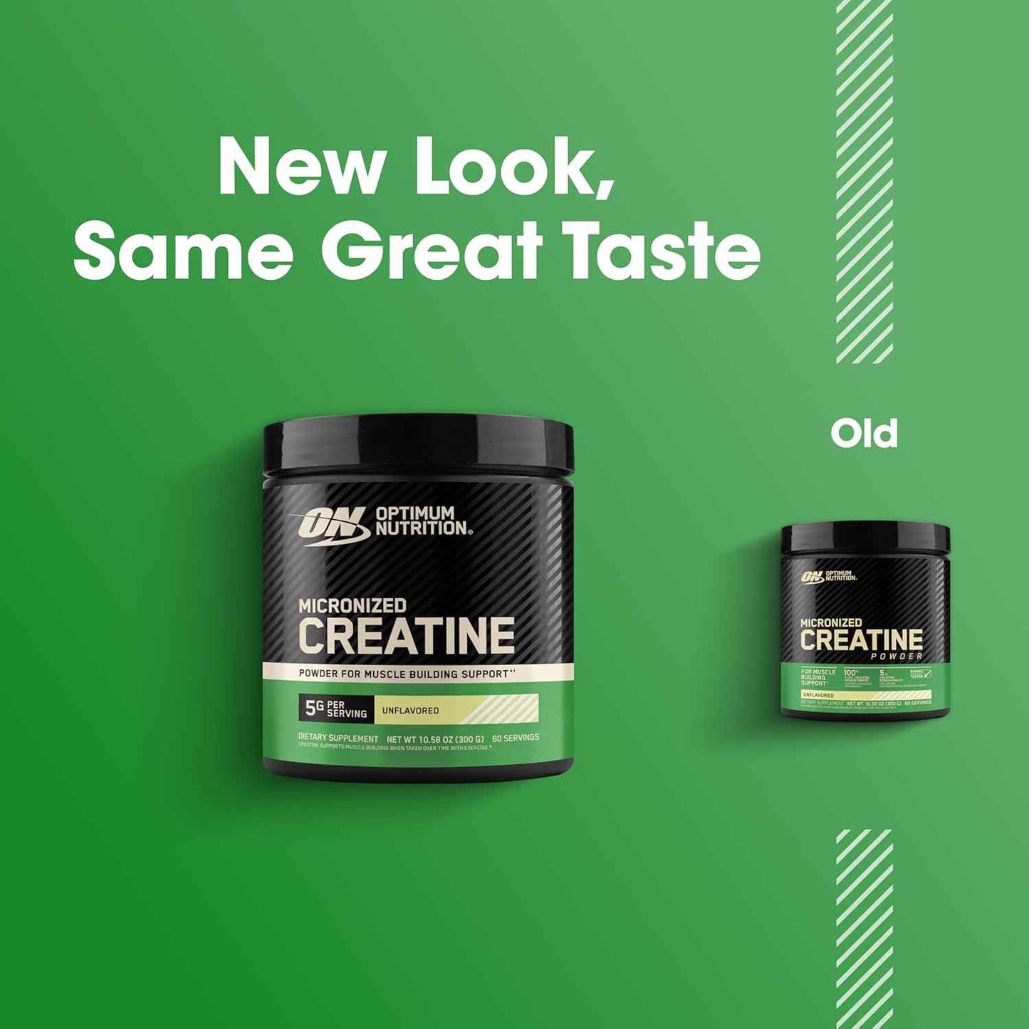 Optimum Nutrition Micronized Creatine Monohydrate Powder Supports Strength & Recovery, Banned Substance Tested Unflavored 5g 60 Servings
