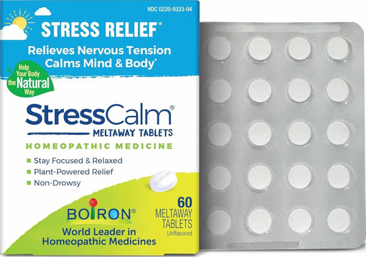 Boiron StressCalm Stress Mood Support Meltaway Tablets