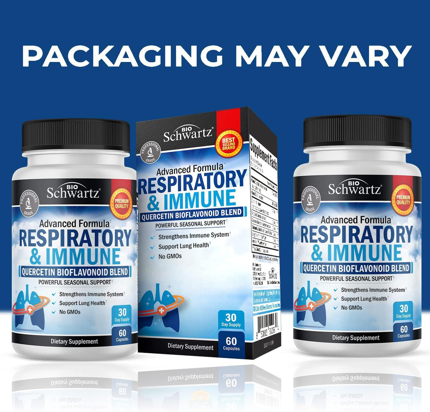 BioSchwartz Lung Detox Respiratory Immune Support Formula Capsules