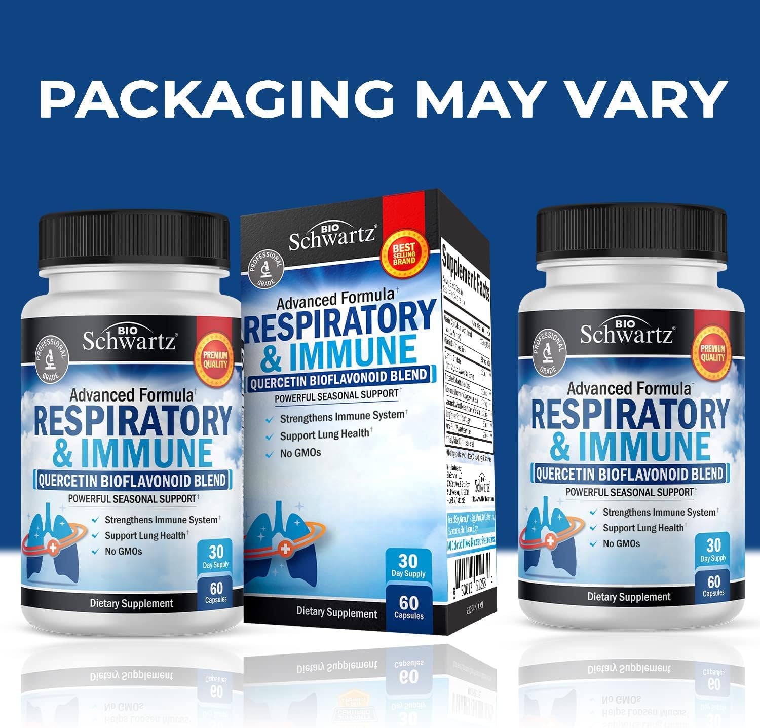 BioSchwartz Lung Detox Respiratory Immune Support Formula Capsules
