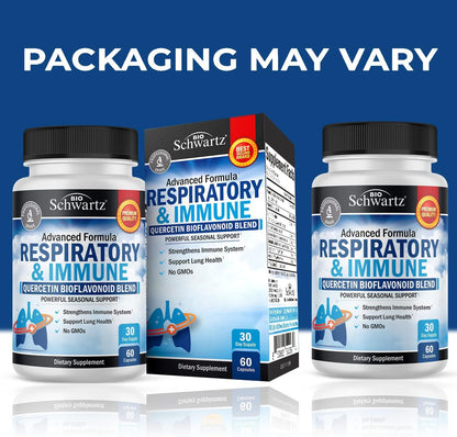 BioSchwartz Lung Detox Respiratory Immune Support Formula Capsules