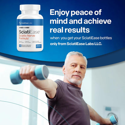 SciatiEase Sciatic Nerve Health Support Supplement 120 Count