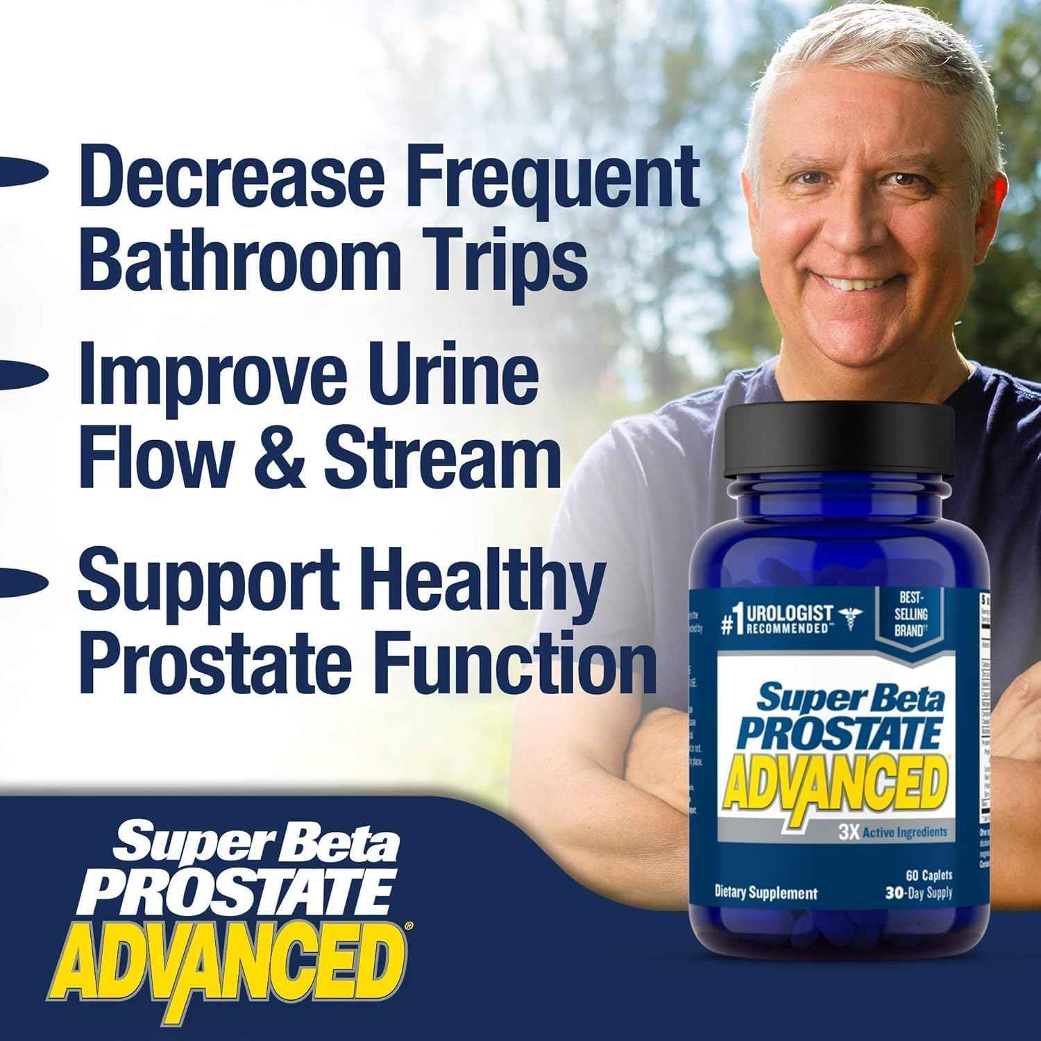 Super Beta Prostate Advanced Prostate Supplement for Men 60 Caplets