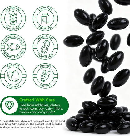 ZUZOKKAHA Ashwagandha Extract Relaxation Calm Mood Supplement Softgels 300 Count