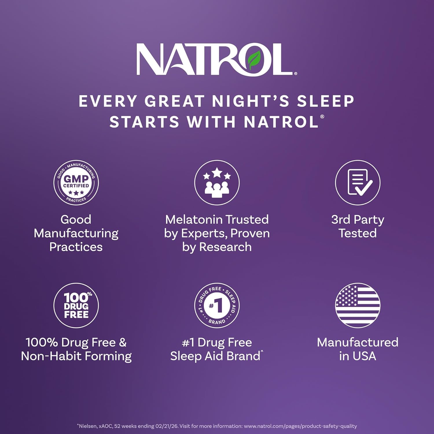 Natrol Melatonin Gummies Sleep Support 10mg 140 Count Strawberry